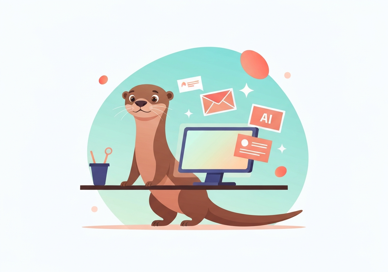 Otter generating marketing emails, posts and ads